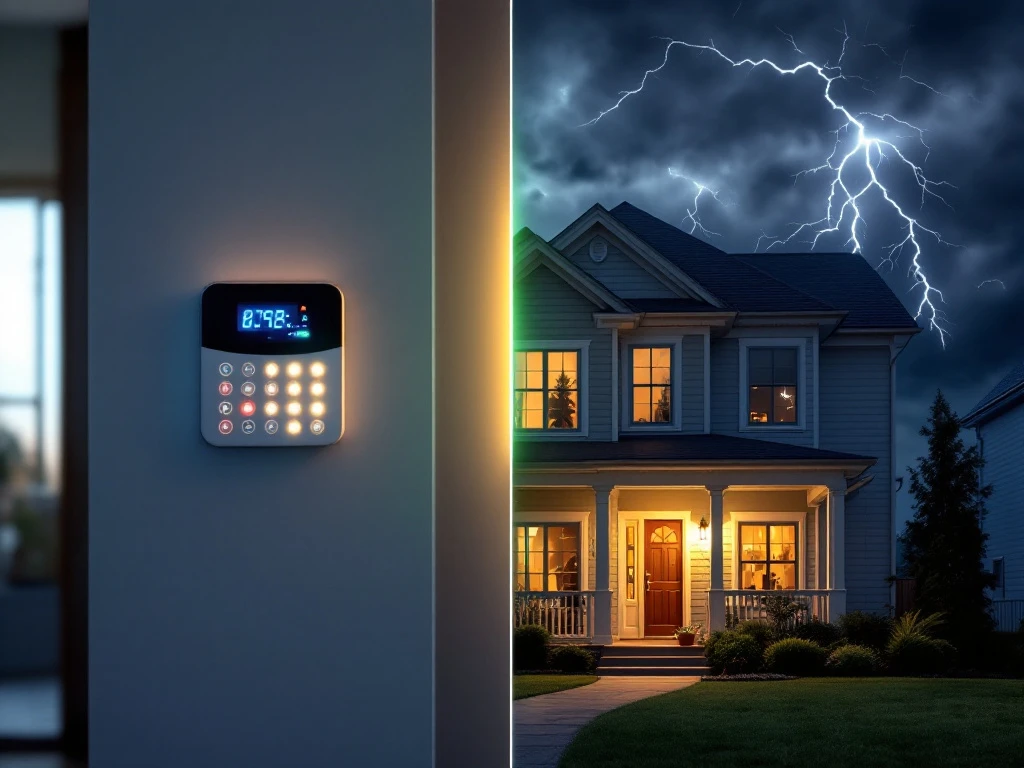 Kan een alarmsysteem werken bij stroomuitval?