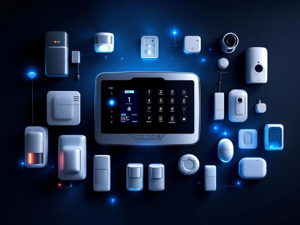 Wat zijn de onderdelen van een alarmsysteem?